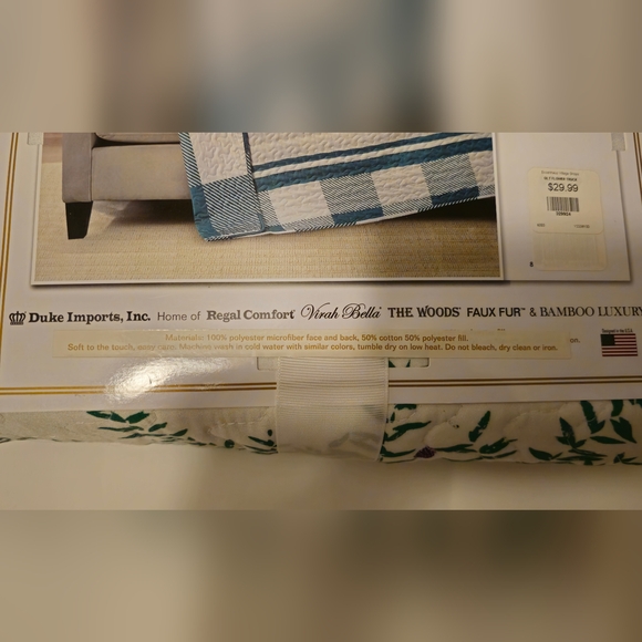 Flower Truck Quilted Throw Blanket - Picture 4 of 4